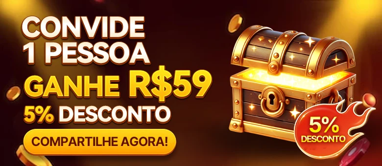 59R Indique amigos para receber um bônus